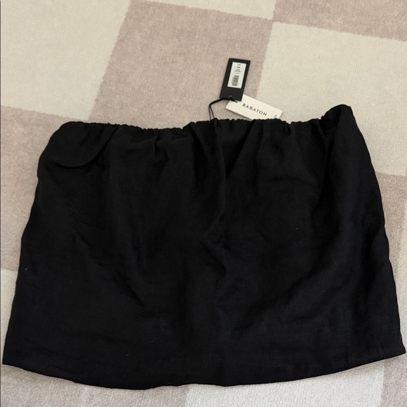 Aritzia Tops - Aritzia Black Linen Tube Top